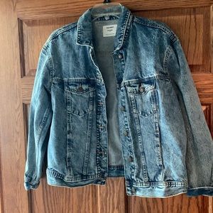 Old navy boyfriend oversized jean jacket